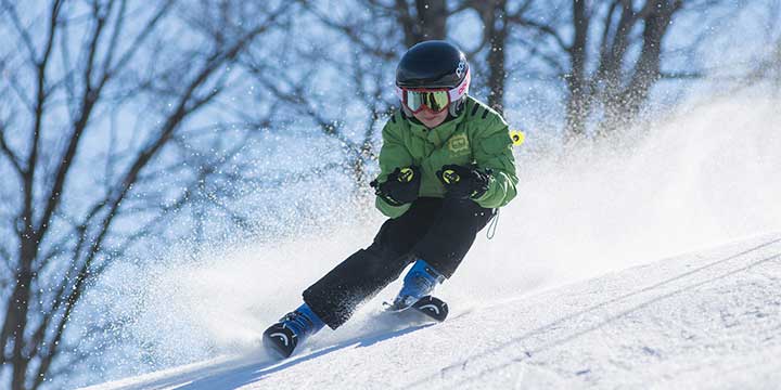 Skifahren im Schmidatal im Weinviertel