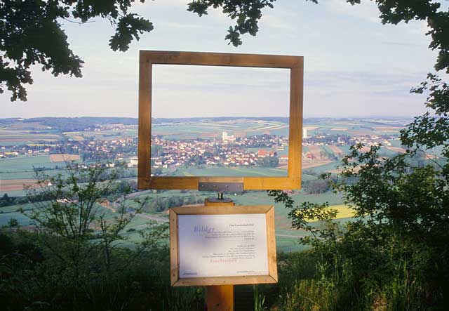 Rundwanderweg Köhlberg Ausblick nach Ziersdorf vom Rundwanderweg Köhlberg