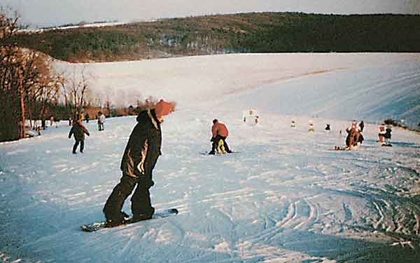 Skifahren im Schmidatal