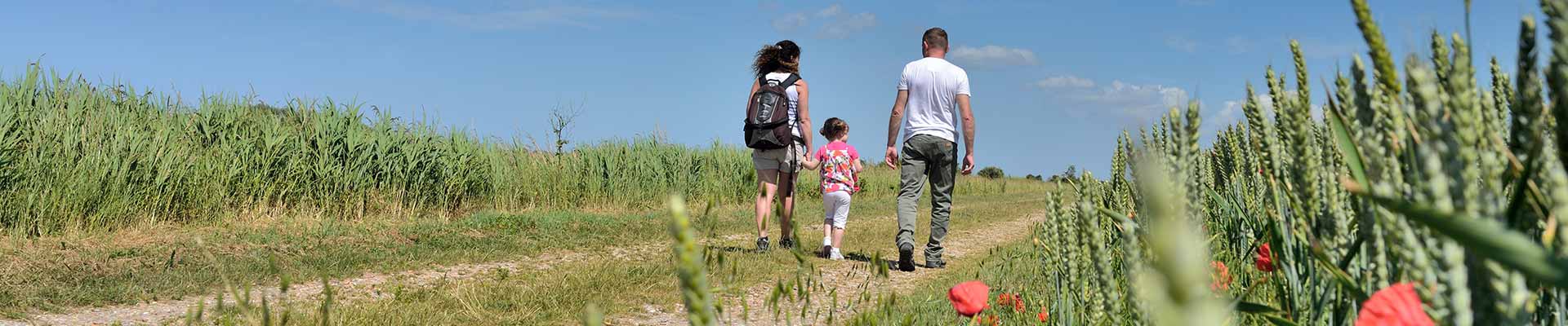 Wandern in der Natur im Schmidatal