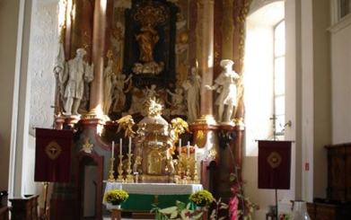 Die Prandtauer Kirche im Ravelsbacher Barockgarten